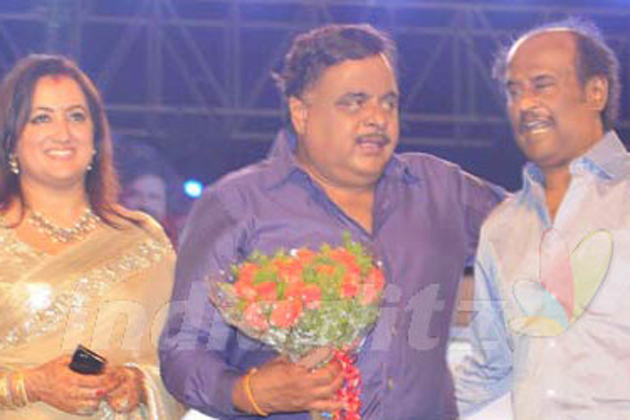 Rajnikanth meets Ambreesh on his 60th birthday 